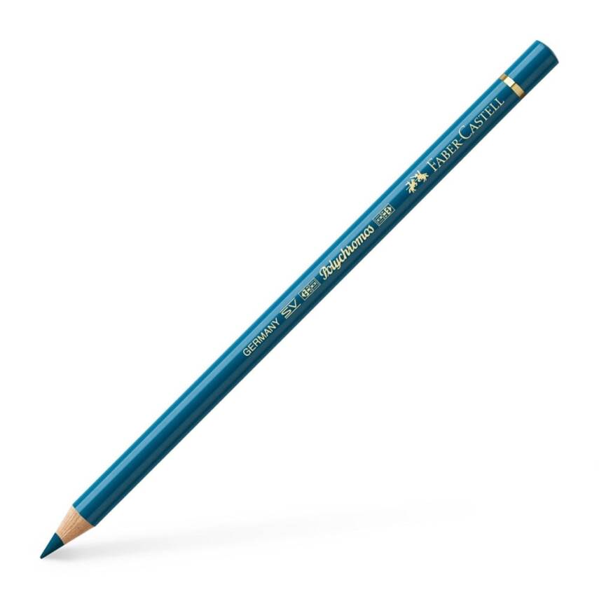 Faber Castell Polychromos Artist Coloring Pencil 155 Helio Turqoise - 1