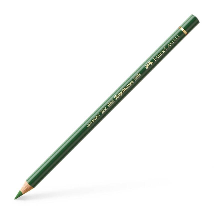 Faber Castell Polychromos Artist Coloring Pencil 167 Permanent Green Olive - 1