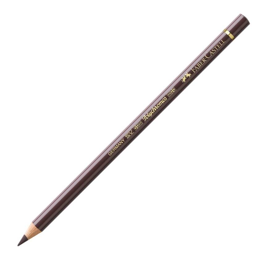 Faber Castell Polychromos Artist Coloring Pencil 177 Walnutt Brown - 1