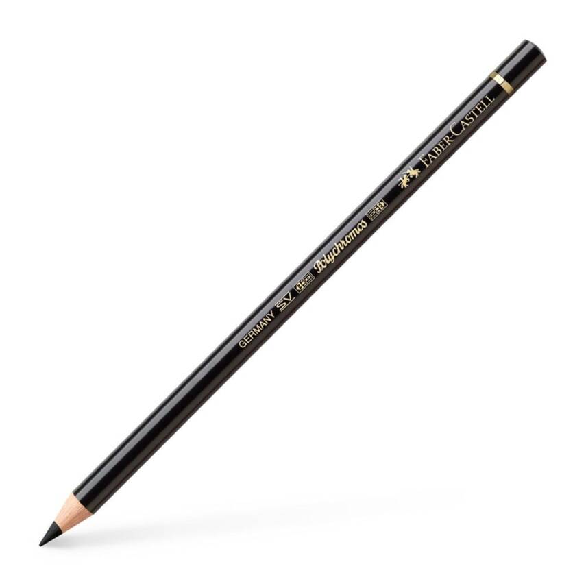 Faber Castell Polychromos Artist Kuru Boya Kalemi 199 Black - 1