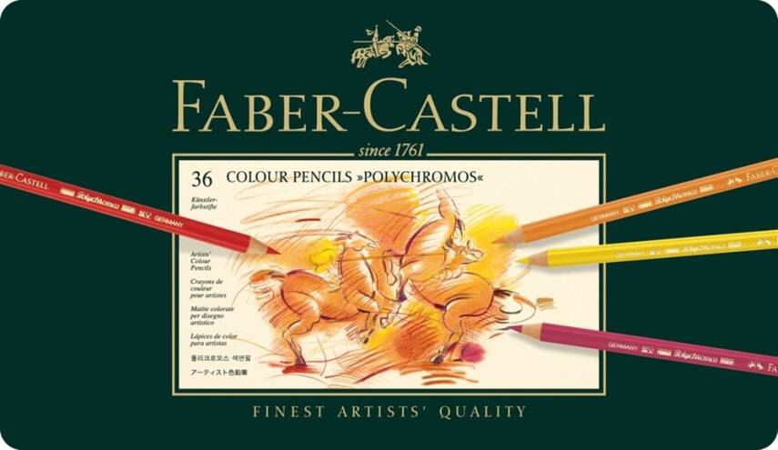 Faber Castell Polychromos Kuru Boya Kalemi 36 Renk - 1