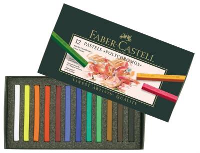Faber Castell Polychromos Pastel 12 Colors - 2