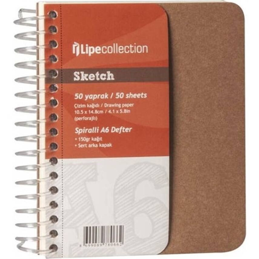 Fabio Ricci Spiral Sketchbook 50 Sheets A6 - 1