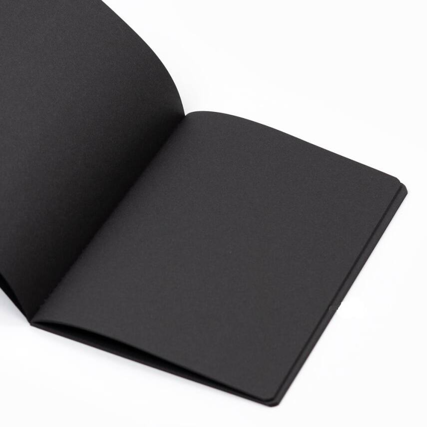 Fabio Ricci Stitched Sketchbook Black 16.5x22.5cm 100gr - 2