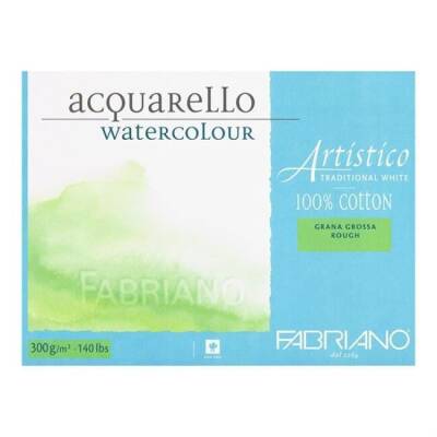 Fabriano Artistico Suluboya Defteri Traditional White Grana Grossa Rough 300gr, 26x36 cm 20 Sayfa - 1
