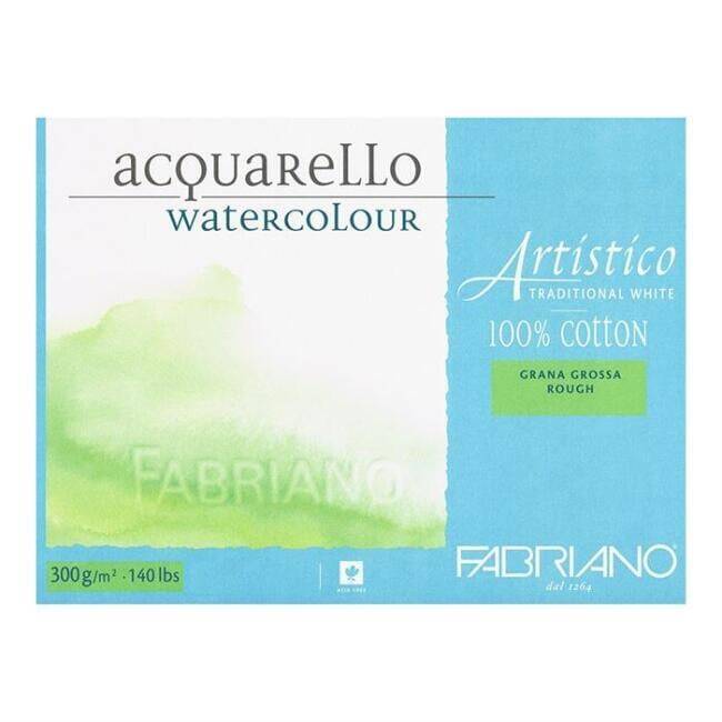 Fabriano Artistico Suluboya Defteri Traditional White Grana Grossa Rough 300gr, 26x36 cm 20 Sayfa - 2