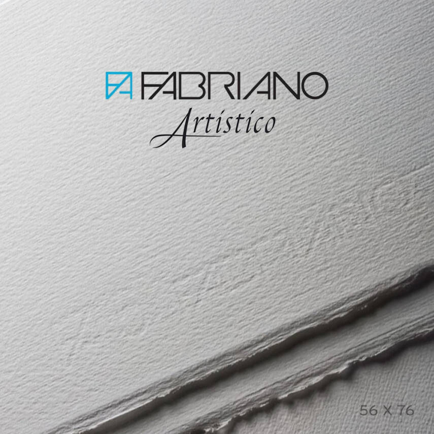 Fabriano Artistico Suluboya Kağıdı Extra White Rough 640 gr 56x76 cm - 1