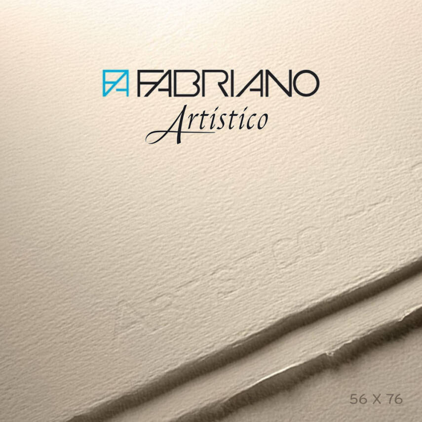 Fabriano Artistico Watercolor Paper Traditional White Cold Pressed 640 gr 56x76 cm - 1
