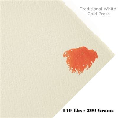 Fabriano Artistico Watercolor Paper Traditional White Hot Pressed 300 gr 56x76 cm