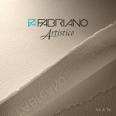 Fabriano Artistico Watercolor Paper Traditional White Rough 640 gr 56x76 cm
