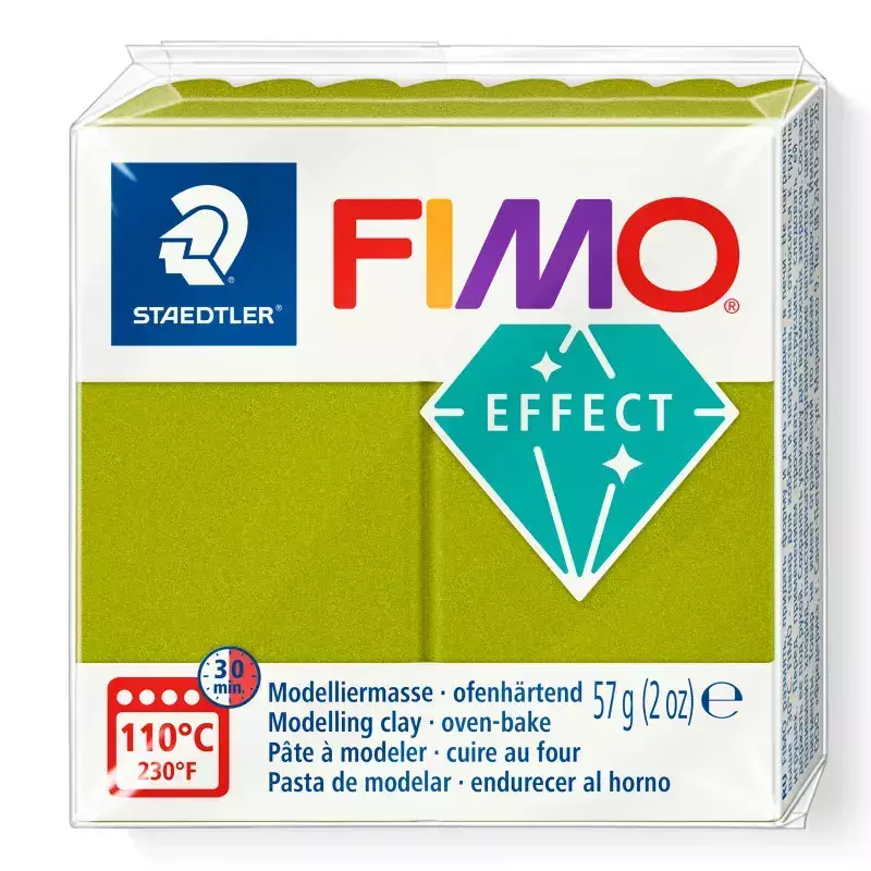 Fimo Soft Polimer Kil Metalik Yeşil 57 gr - 1