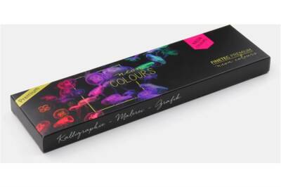 Finetec Neon Colors Watercolor Set 6 Colors FN9000 - 1