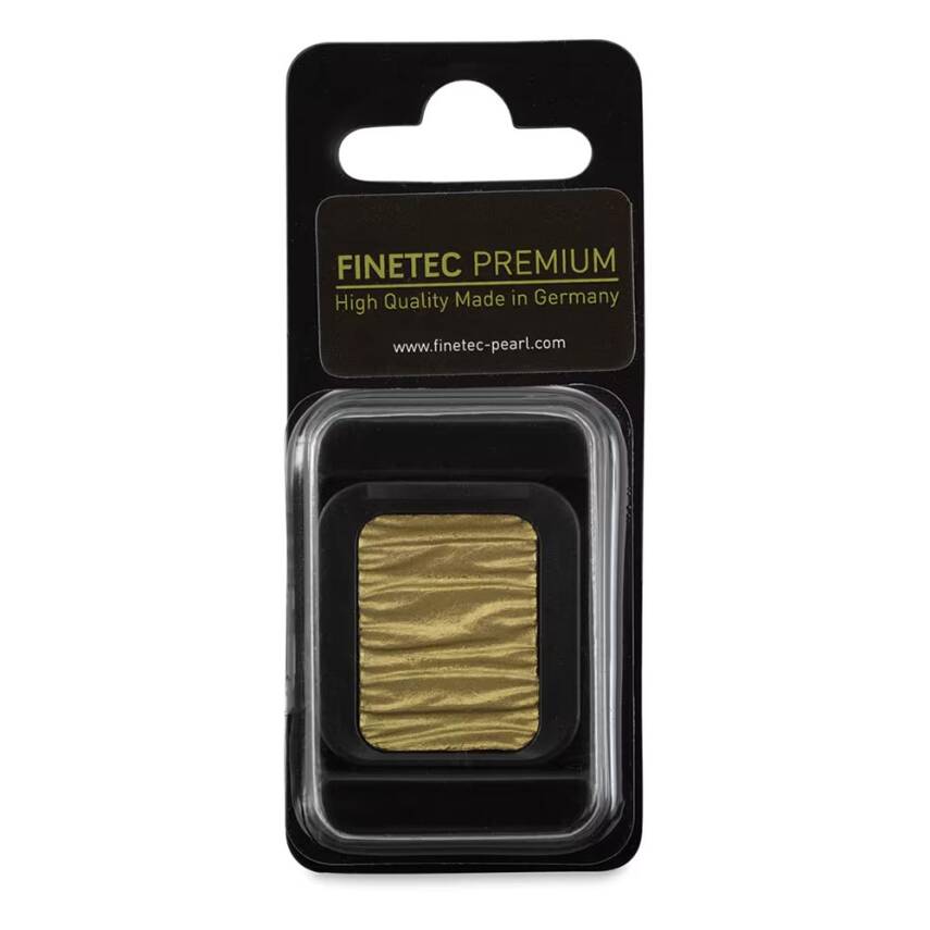 Finetec Premium Yaldız Sulu Boya Tekli Rich Gold 7201 - 1