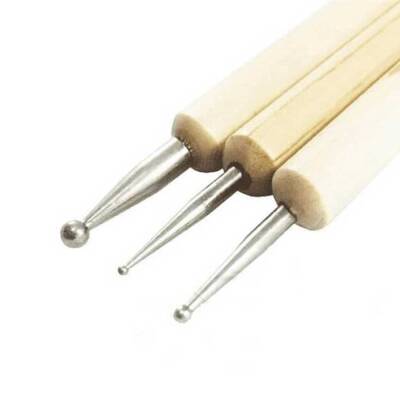 Foil Embossing Pen with Wooden Handle, 3 Pieces