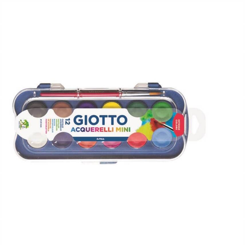 Giotto Acquerelli Mini Watercolor Set of 12 - 1