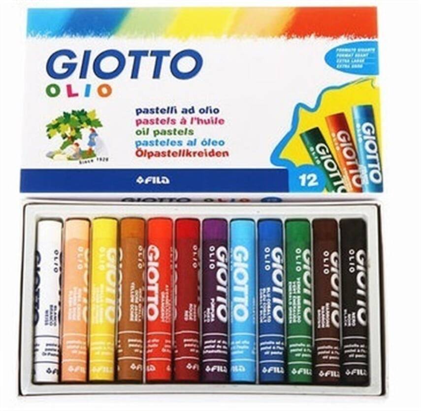 Giotto Olio Oil Pastel Paints Pack of 12 - 1