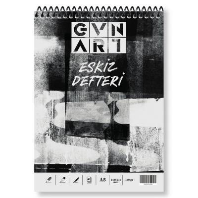 Güven Art Top Spiral Ivory Sketchbook 140gr A5 40 py - 2