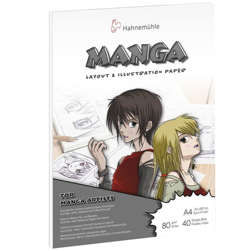 Hahnemühle Manga Layout and Illustration A4 40 Pages White - 1