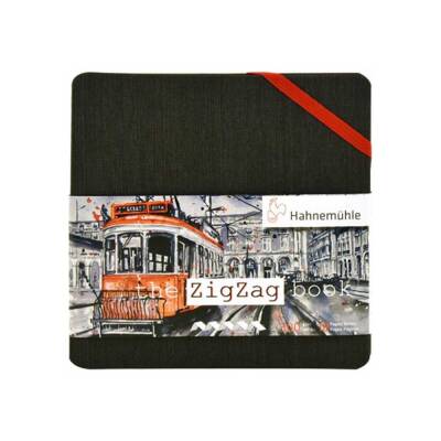 Hanhenmühle Akerdeon Zigzag Watercolor Notebook 14x14 cm 300 g 18 Sheets - 1