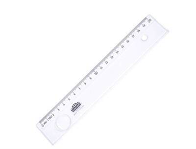 Hatas Cetvel Plastik Mercekli 20 cm 00151