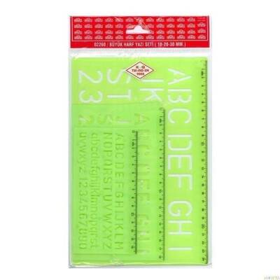 Hatas Font Set Large 10 - 20 - 30 mm. 02260