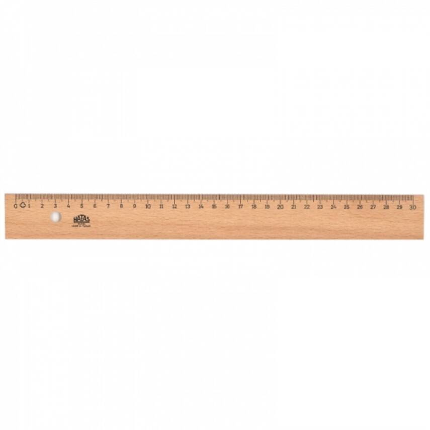 Hatas Tahta Cetvel 30 Cm - 1