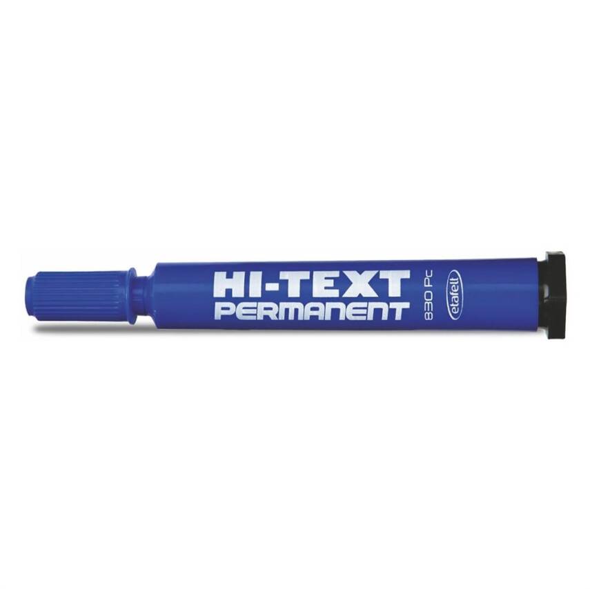 Hi-Text 830 Pcm Permanent Marker Chisel Tip Blue - 1