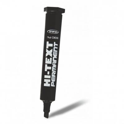 Hi-Text 830PC Permanent Marker Chisel Tip Black