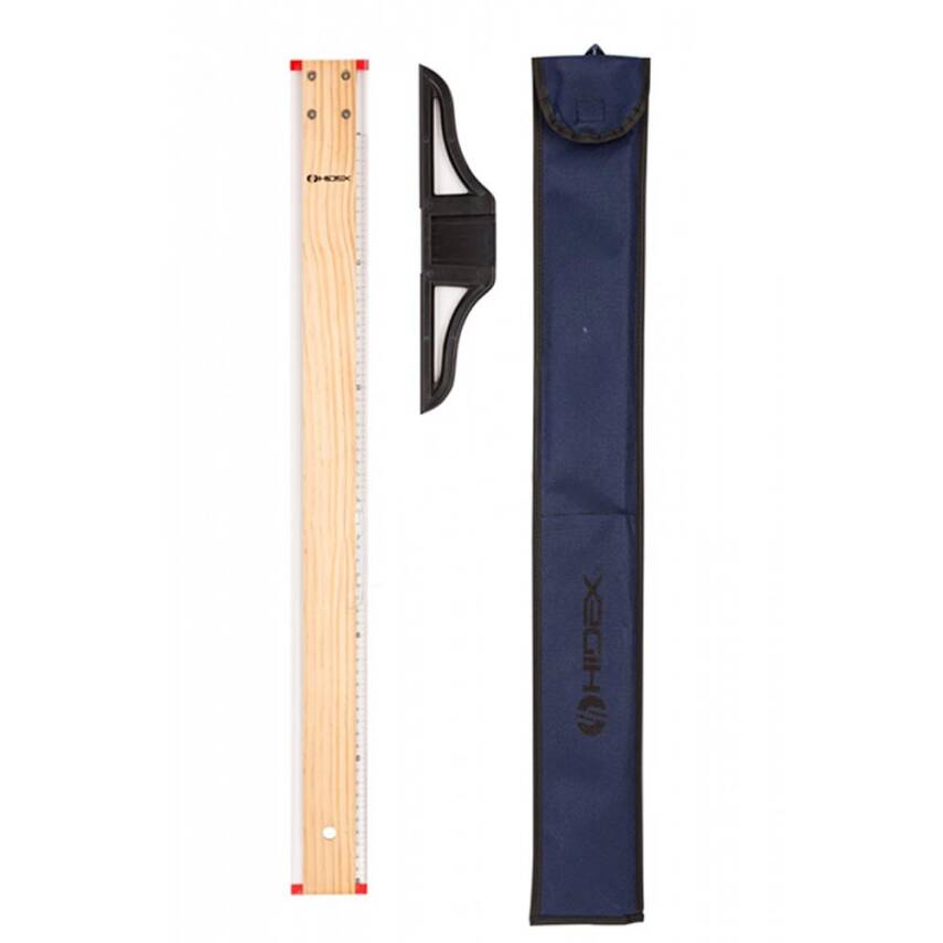 Hidex Ahşap T-Cetveli 60 cm (Sökülebilir Başlık, Kumaş Kılıf ) - 1