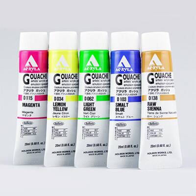 Holbein Acrylic Gouache Paint Set 36 Colors (1)
