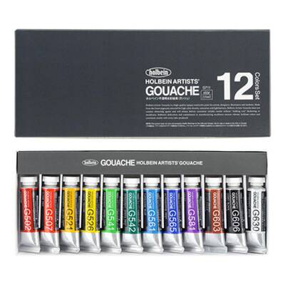 Holbein Gouache Paint Set 15 ml x 12 Colors