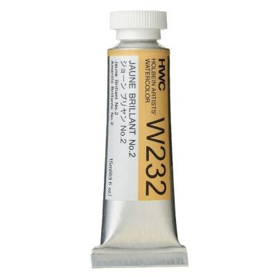 Holbein Watercolor Paint 15ml Jaune Brillant No.2 W232