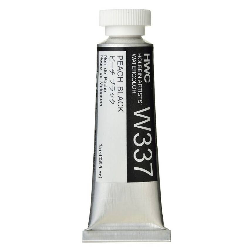 Holbein Watercolor Paint 15ml Peach Black W337 - 1