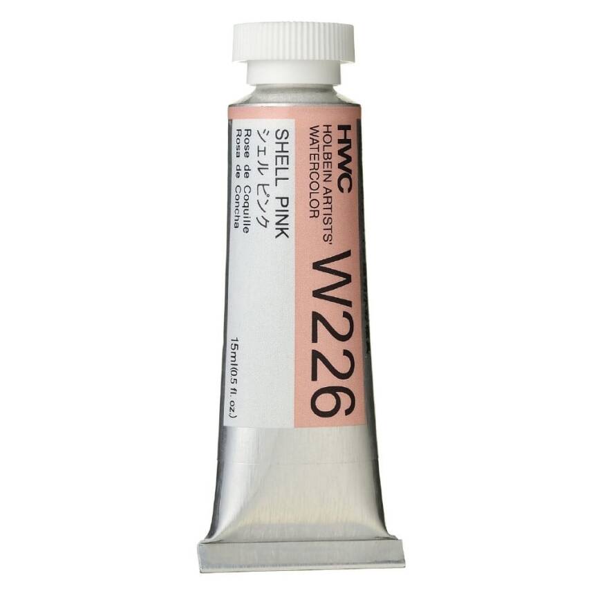 Holbein Watercolor Paint 15ml Shell Pink W226 - 1