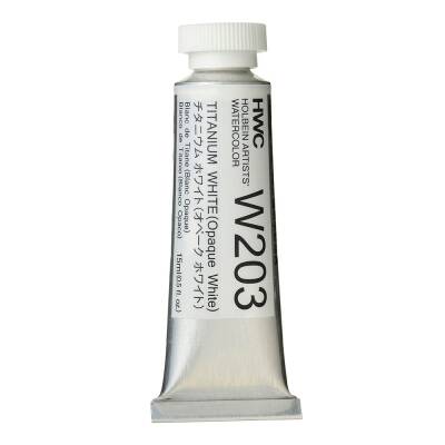 Holbein Watercolor Paint 15ml Titanium White W203