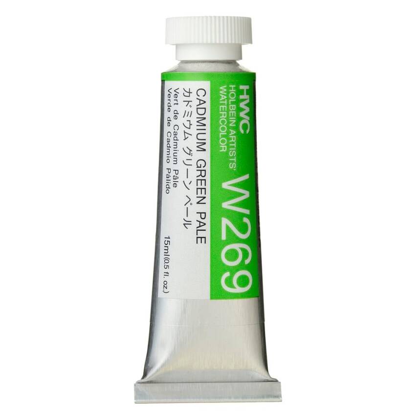 Holbein Watercolour Paint 15ml Cadmium Green W269 - 1