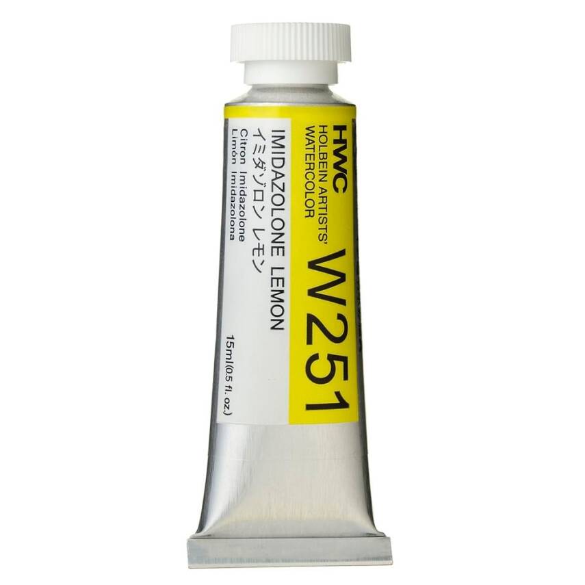 Holbein Watercolour Paint 15ml Imidazolone Lemon W251 - 1