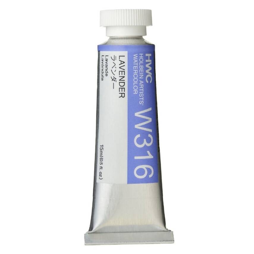 Holbein Watercolour Paint 15ml Lavender W316 - 1