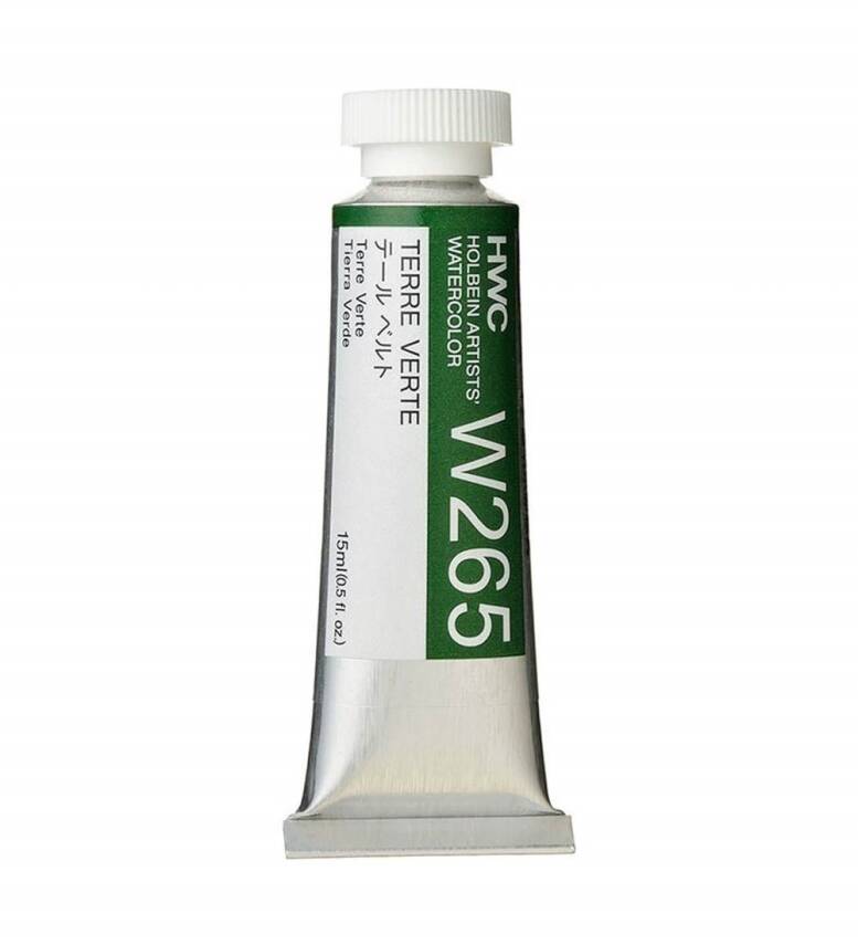 Holbein Watercolour Paint 15ml Tere Verte W265 - 1