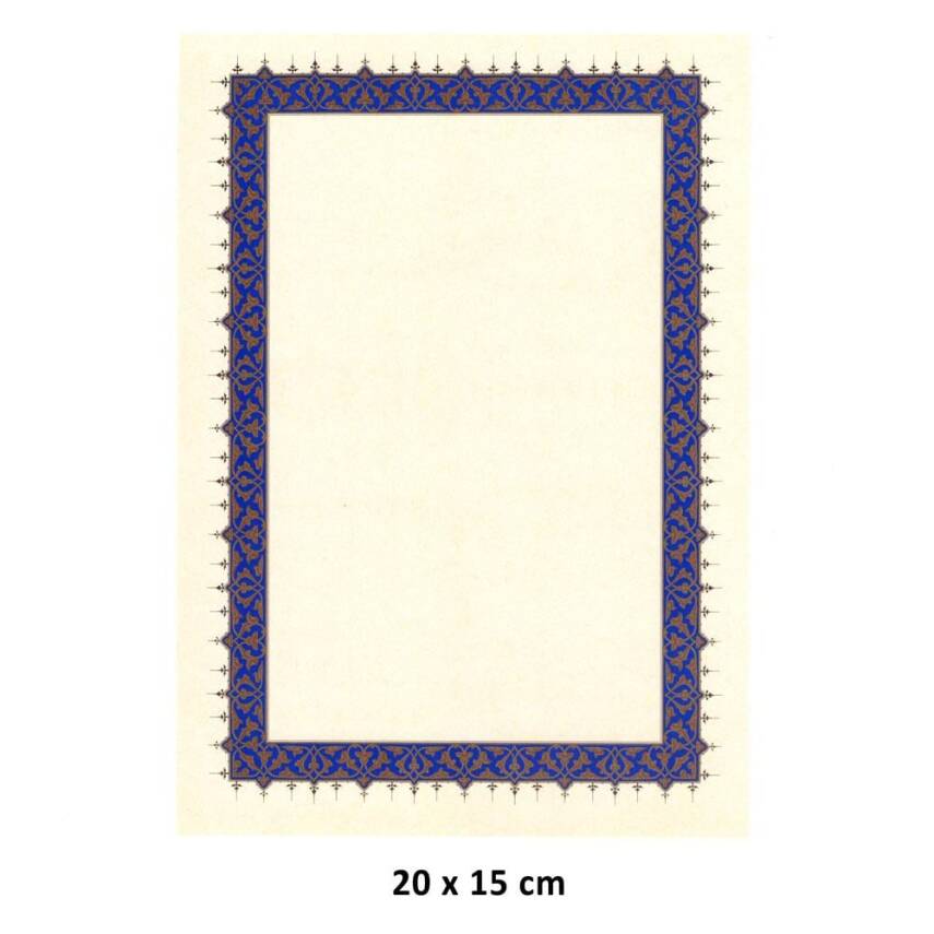 Illuminated Facsimile Paper 15X20 cm No:01 - 1