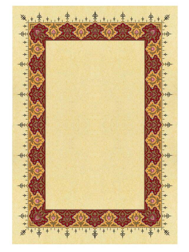 Illuminated Facsimile Paper 46x68 cm No: 16 - 1