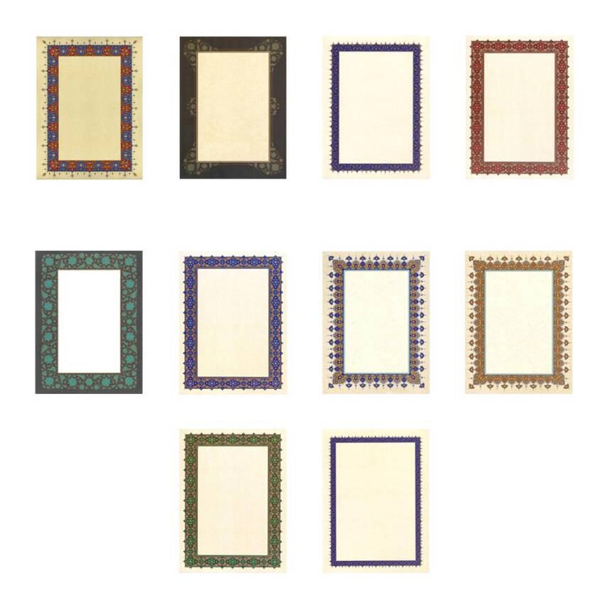 Illuminated Facsimile Paper A4 7-Pack - 1