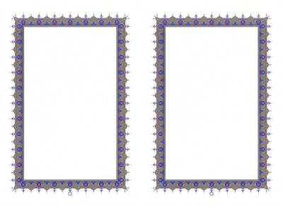 Illuminated Quran Page, Inside Pages A3 - 1
