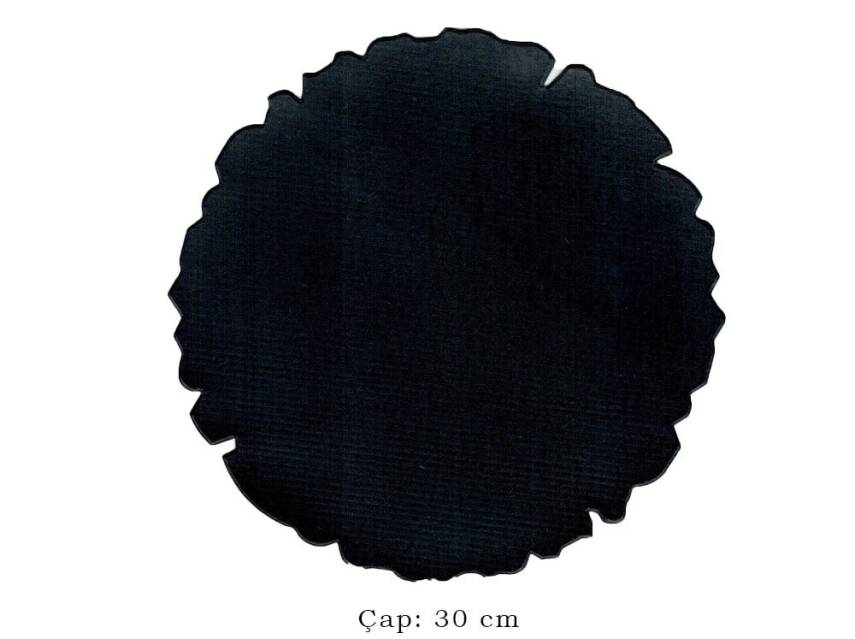 Illumination and Miniature Paper Black, Starch, Round 30 cm - 1