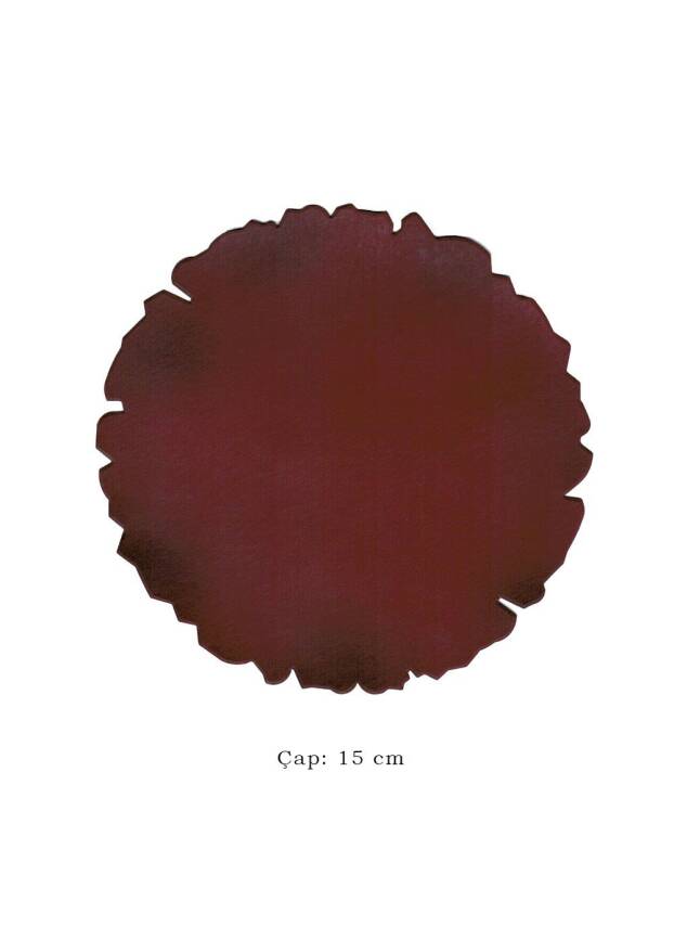 Illumination and Miniature Paper Claret Red, Starch Ahar Round 15 cm - 1