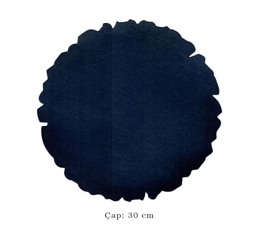 Illumination and Miniature Paper Dark Blue, Starch, Round 30 cm - 1