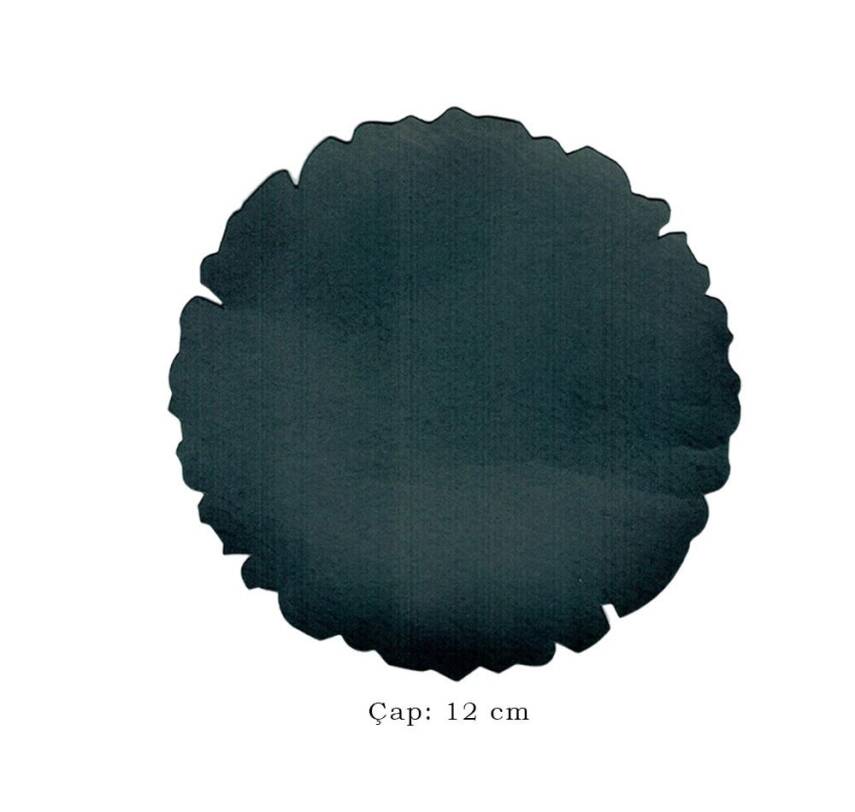Illumination and Miniature Paper Dark Green, Starch Ahar Round 12 cm - 1