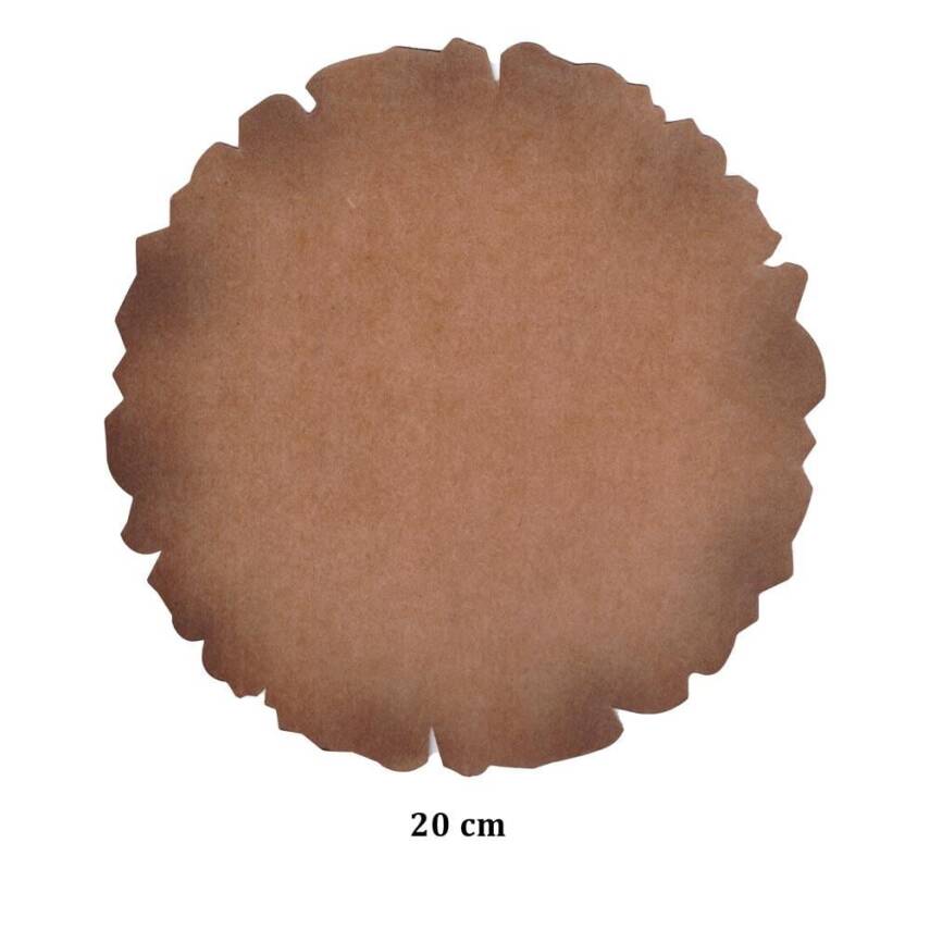 Illumination and Miniature Paper Kraft Starch Ahar Round 20 cm - 1