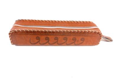 Imitation Leather Pen Holder with Vav - 1