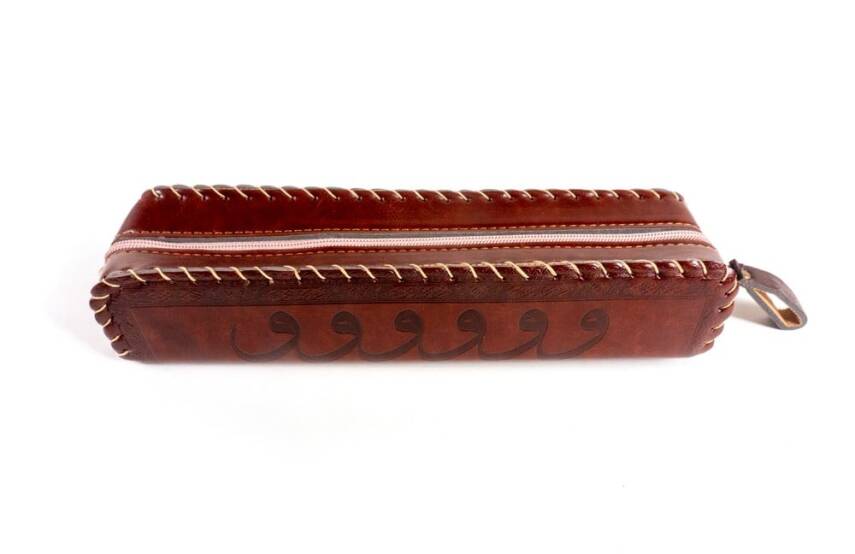 Imitation Leather Pen Holder with Vav - 2